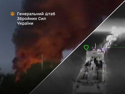 ЗСУ уразили 12 російських танкерів, буксир і суховантаж в акваторії Азовського моря