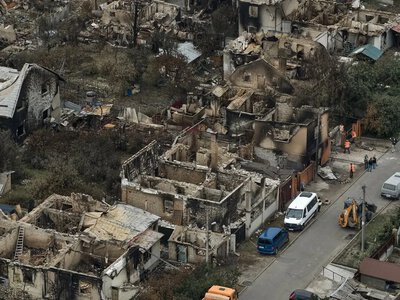 Вишневе після російської атаки: фотографи показали масштаби руйнувань
