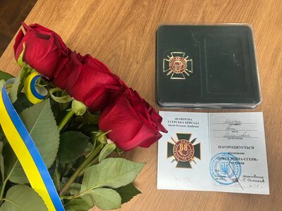 Захисника із села Головниця нагородили «Хрестом Воїна-Єгеря» І ступеня