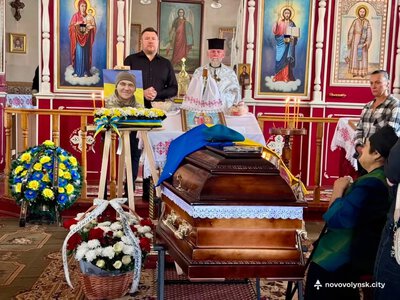 У Нововолинську попрощалися із полеглим захисником Василем Сачуком