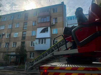 Пожежа на Волині: згоріла кімната та постраждав чоловік (Фото)