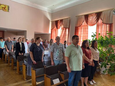 У Хмільнику в лікарні відновного лікування вшанували пам'ять медиків, які віддали життя за Україну