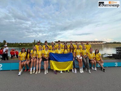Житомирські веслувальники у збірній України здобули п’ять золотих медалей на чемпіонаті Європи
