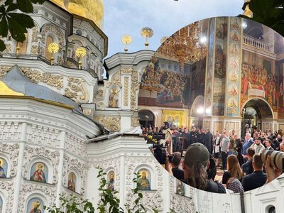 Поки вона стоїть, стоятиме Україна: ексклюзивний репортаж із урочистого молебню в Лаврі