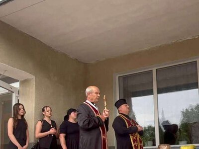 У Товстенській громаді відкрили меморіальну дошку воїну Василю Маціборку