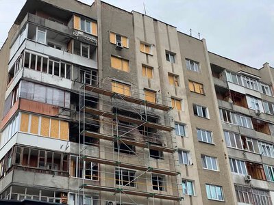 В Івано-Франківську розпочали відновлення будинків на вулиці Коновальця