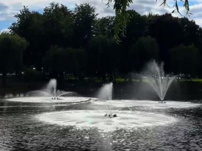 У водоймі рівненського гідропарку запрацювала система аерації