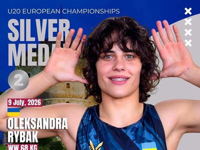Олександра Рибак – віце-чемпіонка Європи з вільної боротьби