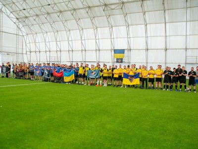 На стадіоні «Ревера» в Івано-Франківську відбувся футбольний турнір пам’яті нацгвардійця Богдана Бедюка