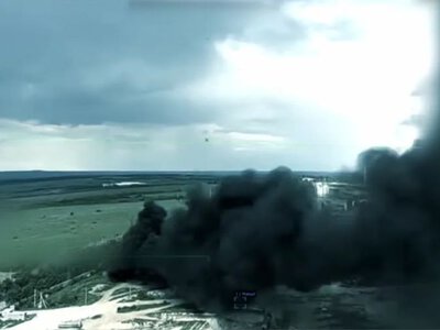 «Азов» заявив про удар по паливному логістичному хабу росіян на Донеччині