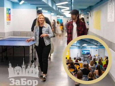 Володимир Дантес побував у Запоріжжі: зустрівся з молоддю та дав концерт у підземній школі