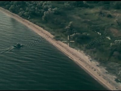 Перший у світі морський десант роботів на Кінбурнській косі організували бійці 123-ї бригади ТрО