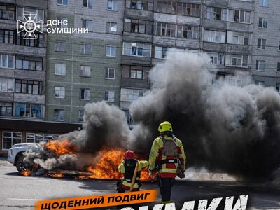 Протягом тижня рятувальники Сумщини ліквідували 38 пожеж