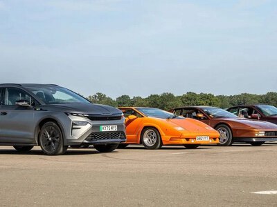 Компактний кросовер Skoda обігнав культові Ferrari та Lamborghini в драгрейсингу (ВІДЕО)