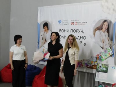 У Миргороді центр каністерапії «АЛЬФА-ЗГРАЯ» відзначив рік роботи