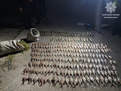 У Черкасах виявили браконьєра, який зловив понад три сотні рибин
