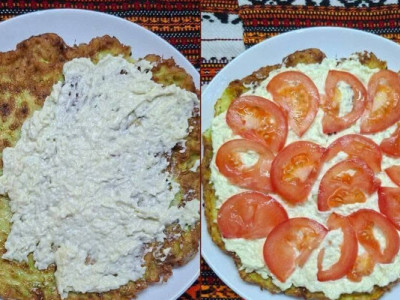 Кабачковий торт з помідорами та сирками: проста літня закуска зі сковороди