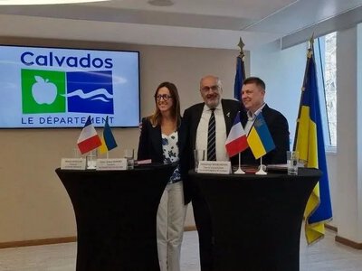  Тернопільщина розпочала офіційне партнерство з французьким департаментом Кальвадос 