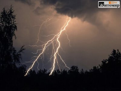 Гроза йде на Житомир: попередження діятиме до першої половини ночі
