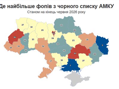 До чорного списку АМКУ потрапили 23 підприємці з Хмельниччини