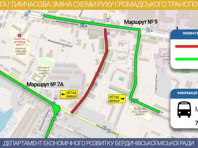 У Бердичеві на два дні перекриють рух вулицею Данилівською