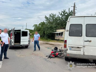 На Тернопільщині 17-річний мотоцикліст отримав травми в ДТП