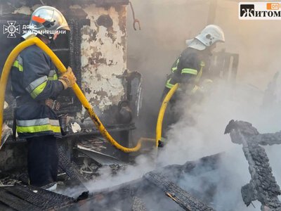 Рятувальники Житомирщини ліквідовували наслідки ворожого удару