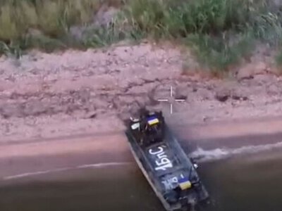 ЗСУ вперше доставили бойового робота на Кінбурнську косу морським дроном