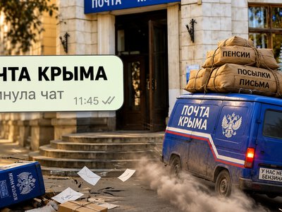 В окупованому Криму через брак пального затримують доставку пошти та пенсії