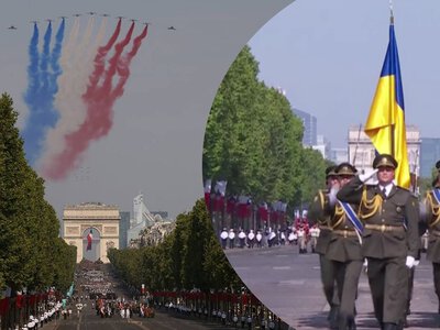 Українські військові вперше взяли участь у параді з нагоди Дня взяття Бастилії: історичні кадри
