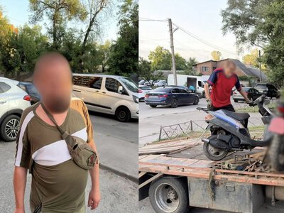 У Полтаві зупинили нетверезого водія скутера без права керування