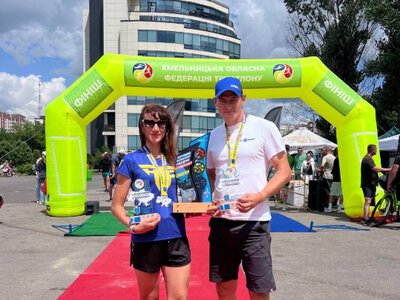 Працівники ХАЕС успішно виступили на чемпіонаті України з тріатлону