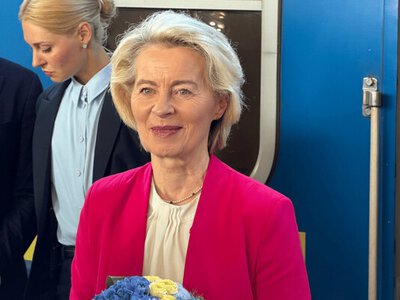 До Києва прибула Урсула фон дер Ляєн та лідери країн Європи