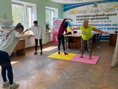 Вінниця: у центрі “Вільні разом” стартували заняття гімнастики для жінок