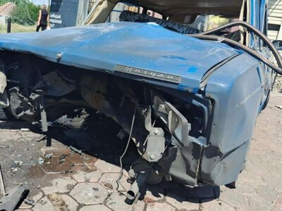 FPV-дрон атакував цивільне авто у Краматорську сьогодні: п’ять поранених