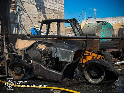 З'явилися фото з місця удару «Шахедів» по ​​агропідприємству на Миколаївщині, де загинула людина
