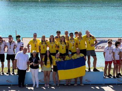 Веслувальники з Вінниці вибороли 13 золотих медалей на чемпіонаті Європи з веслування на човнах «Дракон»