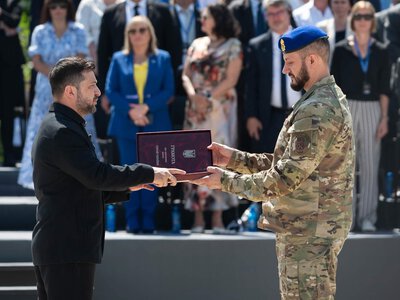 Командиру корпусу НГУ «Хартія» Ігорю Оболєнському присвоїли звання Героя України