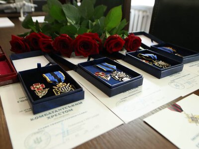 Вісьмох воїнів зі Львівщини відзначили нагородами