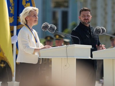 Вступ до ЄС, зміни в уряді та зима: головне з пресконференції Зеленського і фон дер Ляєн у Києві