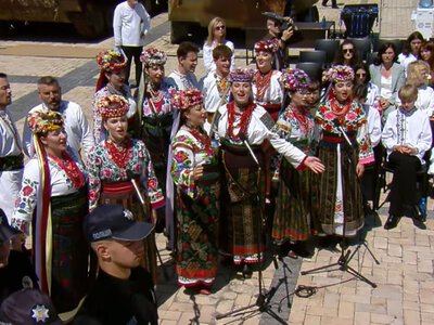 Чернівецький Gerdan Theatre виступив на урочистостях до Дня Української Державності
