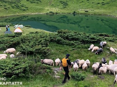 У Карпатах турист із Києва вивихнув плече під час спуску до озера Ворожеска (ФОТО)