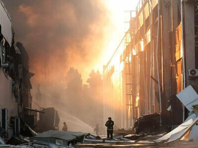 Масована атака на Київ: двоє загиблих, п'ятеро поранених, рятувальники загасили всі пожежі