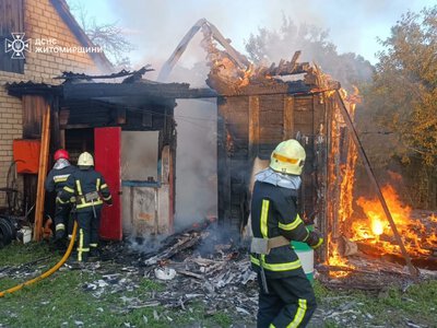 У селі Ворсівка Коростенського району сталася пожежа у приватному будинку