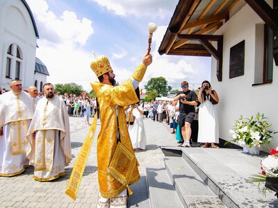 Владика Микола освятив дзвіницю-музей пам’яті капітана Володимира Фіголя та його побратимів у Крилосі