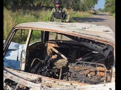 FPV-дрон РФ атакував автівку на Запоріжжі: Жінка згоріла живцем