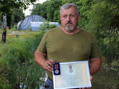 Лісівник з Чернігівщини отримав нагороду від Президента