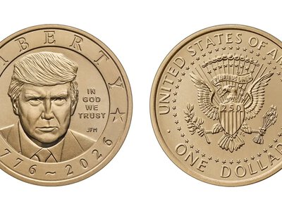 Портрет Трампа з'явиться на золотій монеті. ФОТО