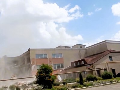 У центрі Балти обвалилася будівля колишнього швейного цеху