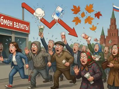 Валютна паніка на росії: попит на долар підскочив у 12 разів